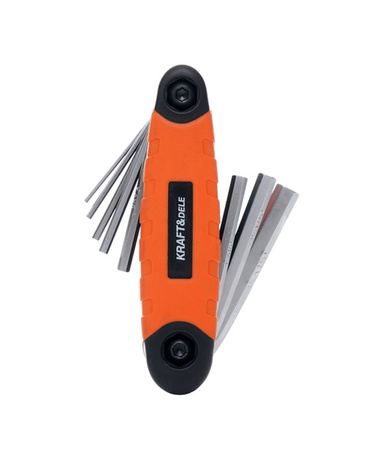 ZESTAW IMBUSÓW SKŁADANYCH 8 EL. HEX KD11934