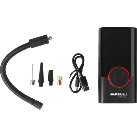 KOMPRESOR AKUMULATOROWY + LATARKA 85W 4000mAh KD5499