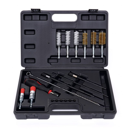 Zestaw szczotek do czyszczenia gniazd wtryskiwaczy 19 el. KD10049