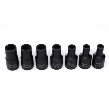 ZESTAW NASADEK DO OBRABIANYCH ŚRUB 1/2" - 15 EL. KD11793