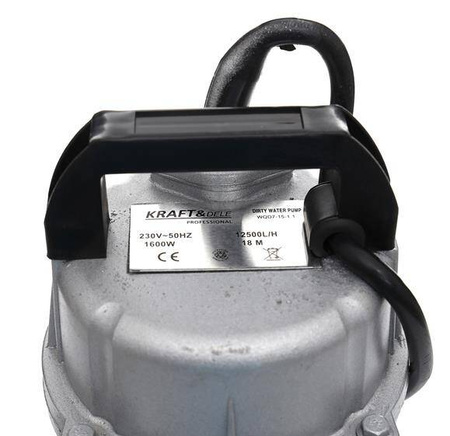 Pompa do wody brudnej i czystej 1600W KD767