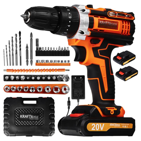 WKRĘTARKA AKUMULATOROWA Z AKCESORIAMI 2Ah KD3086