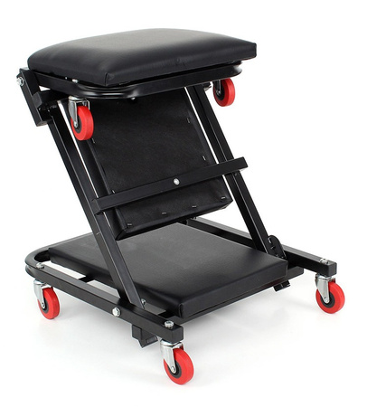 Leżak warsztatowy, siedzisko KD378 składane Leżanka