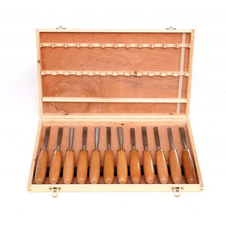 KOMPLET DŁUT RZEŹBIARSKICH 12 EL. KD11775