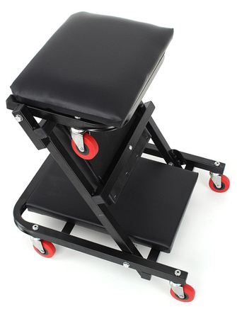 Leżak warsztatowy, siedzisko KD378 składane Leżanka