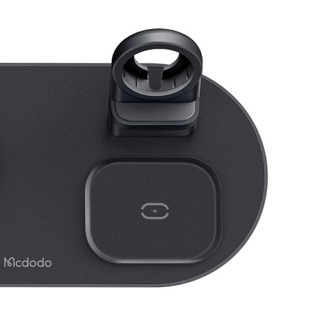 Ładowarka bezprzewodowa Mcdodo CH-7061 3w1 15W (telefon/TWS/Apple watch) czarna