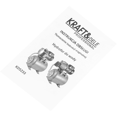 HYDROFOR 1300W 6000L/H ZBIORNIK 50L KD5233