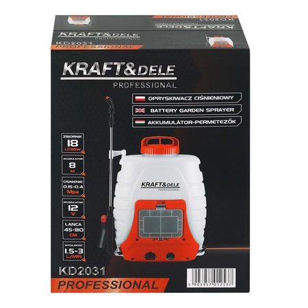 Opryskiwacz akumulatorowy 18l zestaw XXL 12V 8Ah KD2031