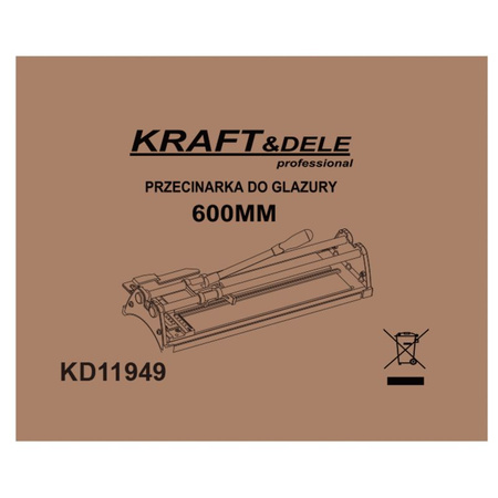 Profesjonalna przecinarka do glazury 600mm KD11949