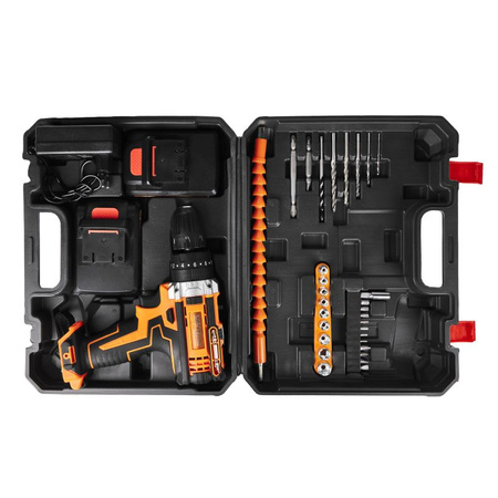 WKRĘTARKA AKUMULATOROWA Z AKCESORIAMI 2Ah KD3086