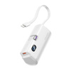 Powerbank Vention wyświetlacz LED 4800mAh 22.5W FHQW0 (biały)