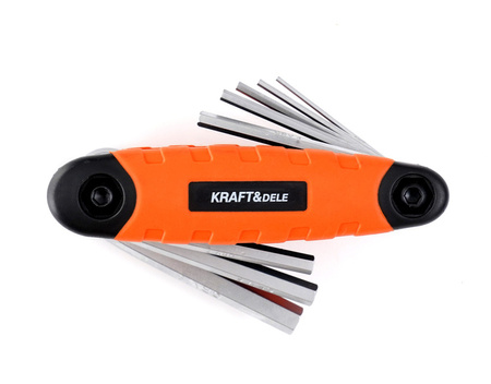 ZESTAW IMBUSÓW SKŁADANYCH 8 EL. HEX KD11934